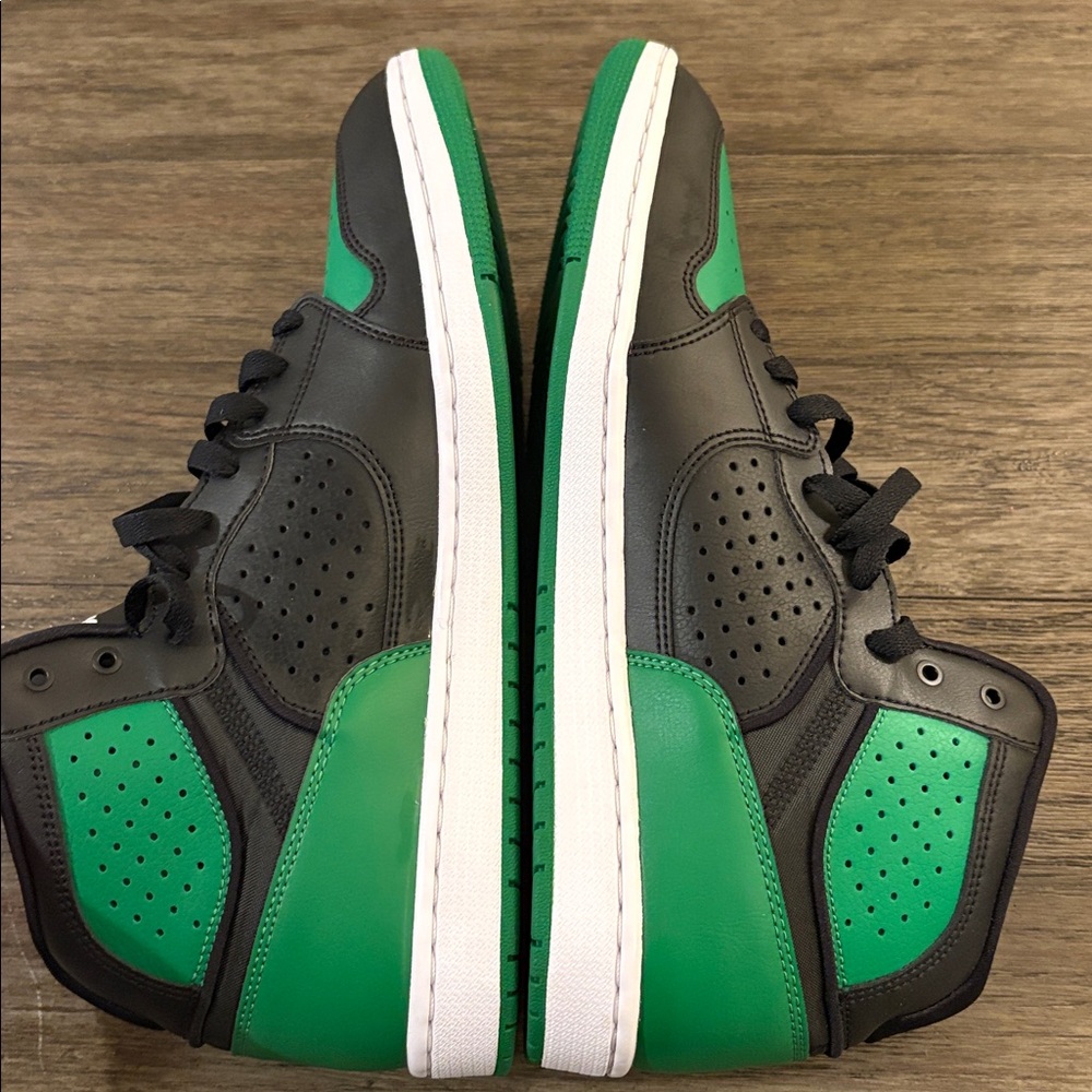 EUC Nike Air [Jordan] Access High-Top Black Verde Green Sneakers Shoes Men's 11 - Picture 10 of 12